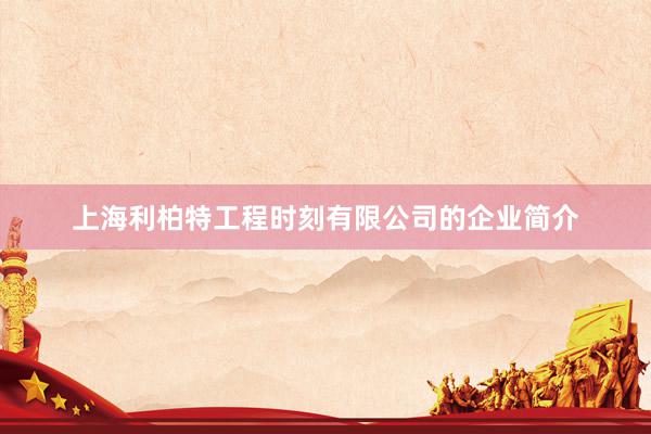 上海利柏特工程时刻有限公司的企业简介